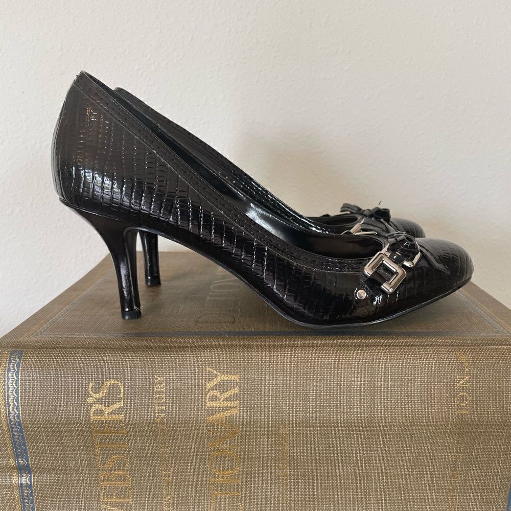 Alfani Black Heels Size 8M EUC